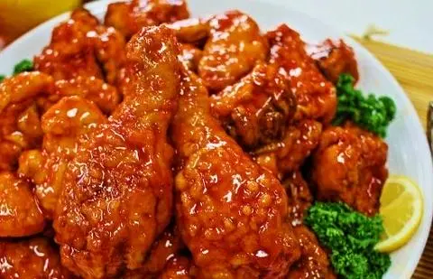 Hình ảnh Đùi +cánh gia vị 다리날개 양념
