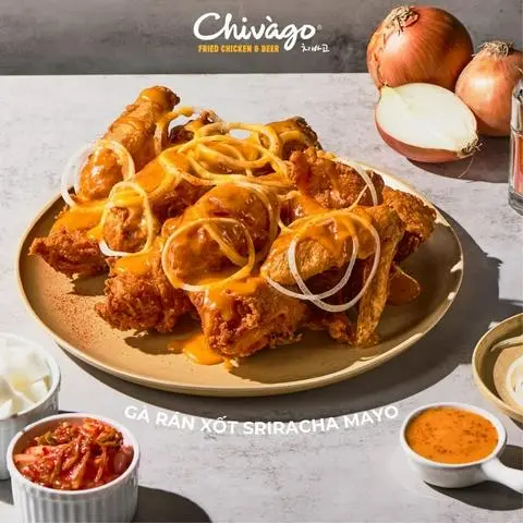 Hình ảnh Gà Rán Xốt Sriracha Mayo