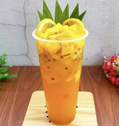 Hình ảnh Trà Chanh Giã Tay Xoài Chanh Leo