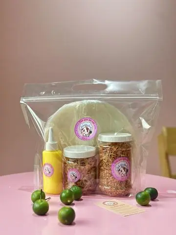 Hình ảnh Combo 4: Bánh tráng tép tép hành phi