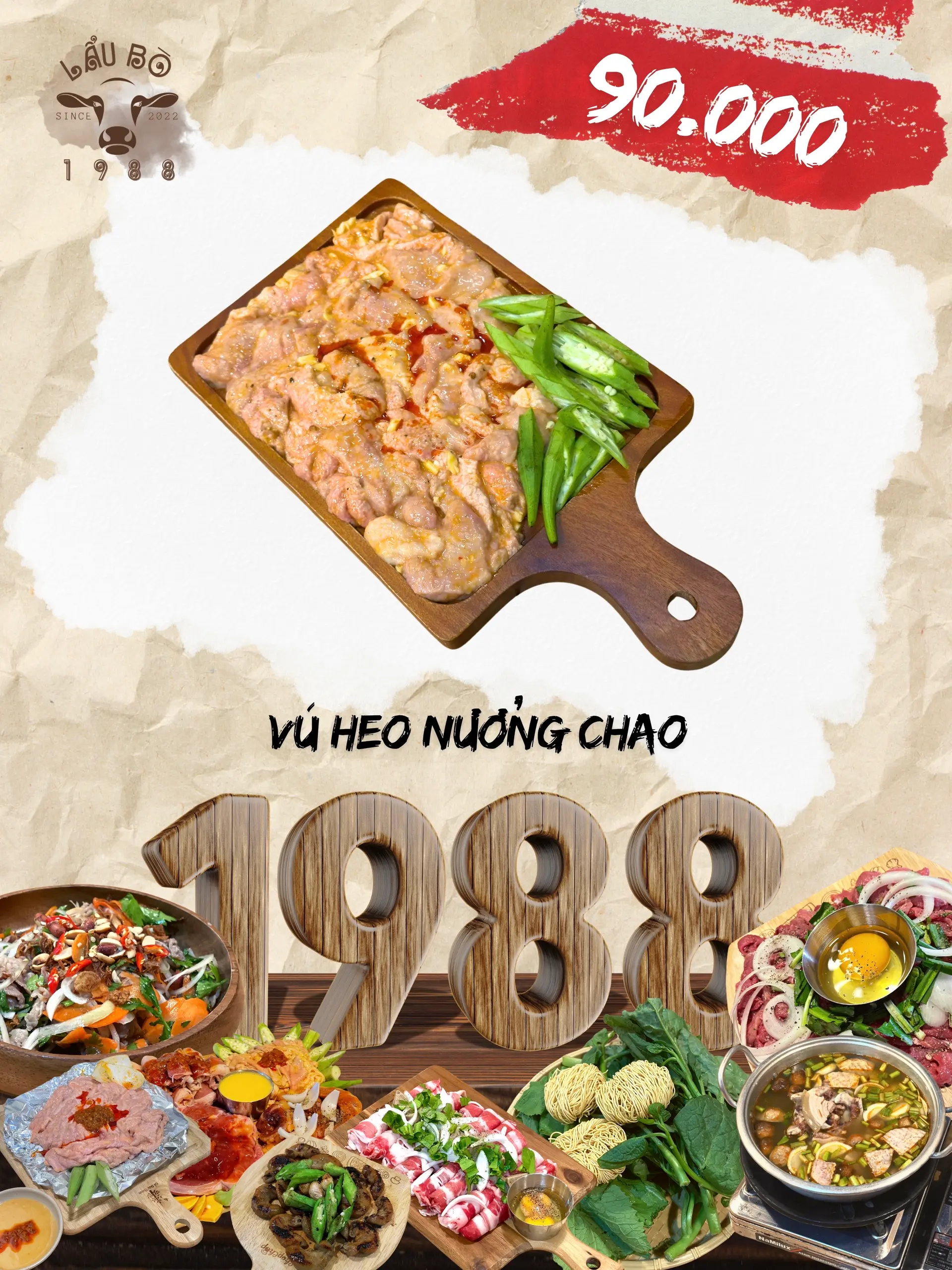 Hình ảnh Vú heo nướng chao