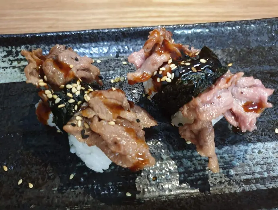 Hình ảnh Sushi thịt bò 