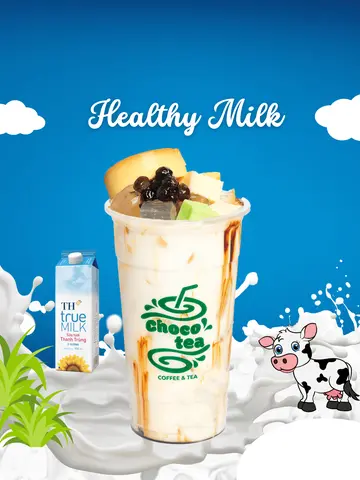 Hình ảnh SỮA TƯƠI FULL TOPPING ĐƯỜNG ĐEN - SIZE L