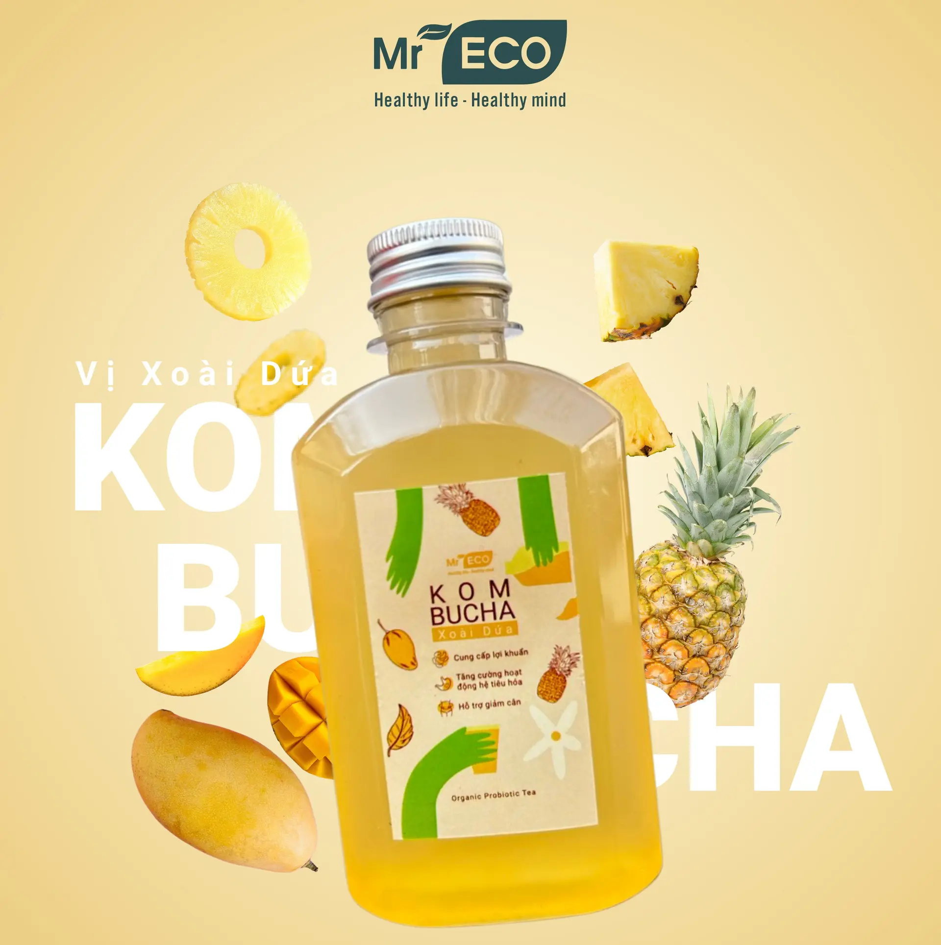 Hình ảnh Kobumcha 250ml vị xoài dứa