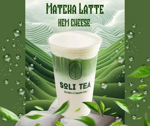 Hình ảnh Matcha latte kem cheese