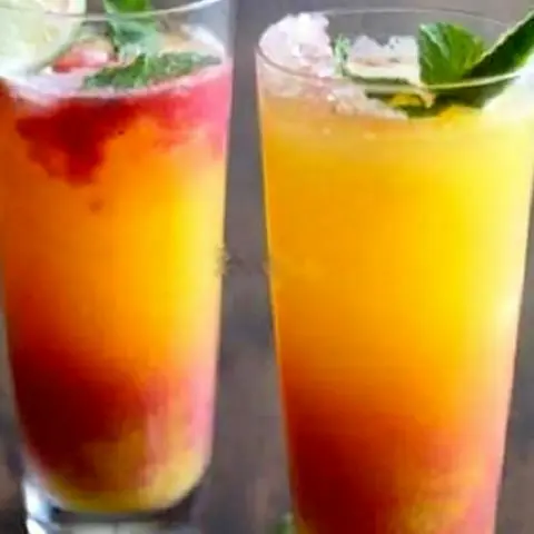 Hình ảnh Blue Curacao Mojito (Mocktail Vỏ Cam Chanh)