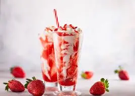 Hình ảnh Siro Sữa Dâu Ly Lớn