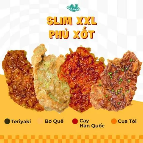 Hình ảnh Gà Khổng Lồ SlimXXL (size nhỏ) Phủ Xốt Tùy Chọn