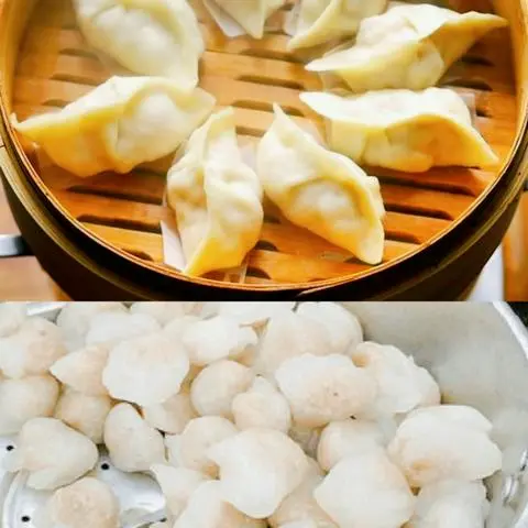 Hình ảnh 14 DimSum Há Cảo Tôm Thịt, Sủi Cảo Hải Sản Thập Cẩm 5 Vị Hành Phi + Tặng Chấm Tương Tỏi Phi
