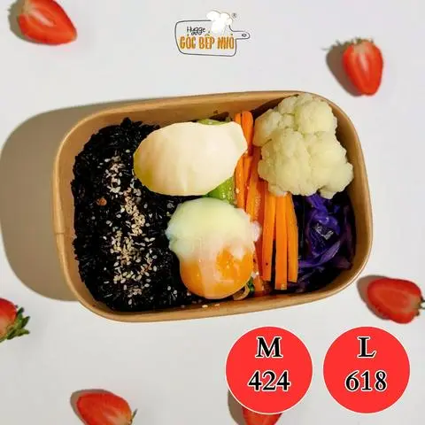 Hình ảnh Cơm gạo lứt trứng sous vide - Sous vide egg