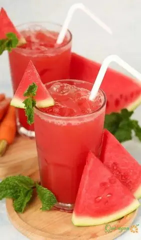 Hình ảnh Nước ép cà rốt + dưa hấu
