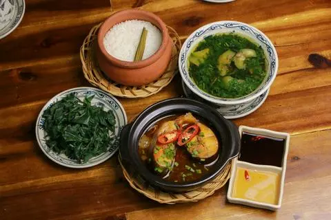 Hình ảnh Set 3 cá bông lau kho tộ