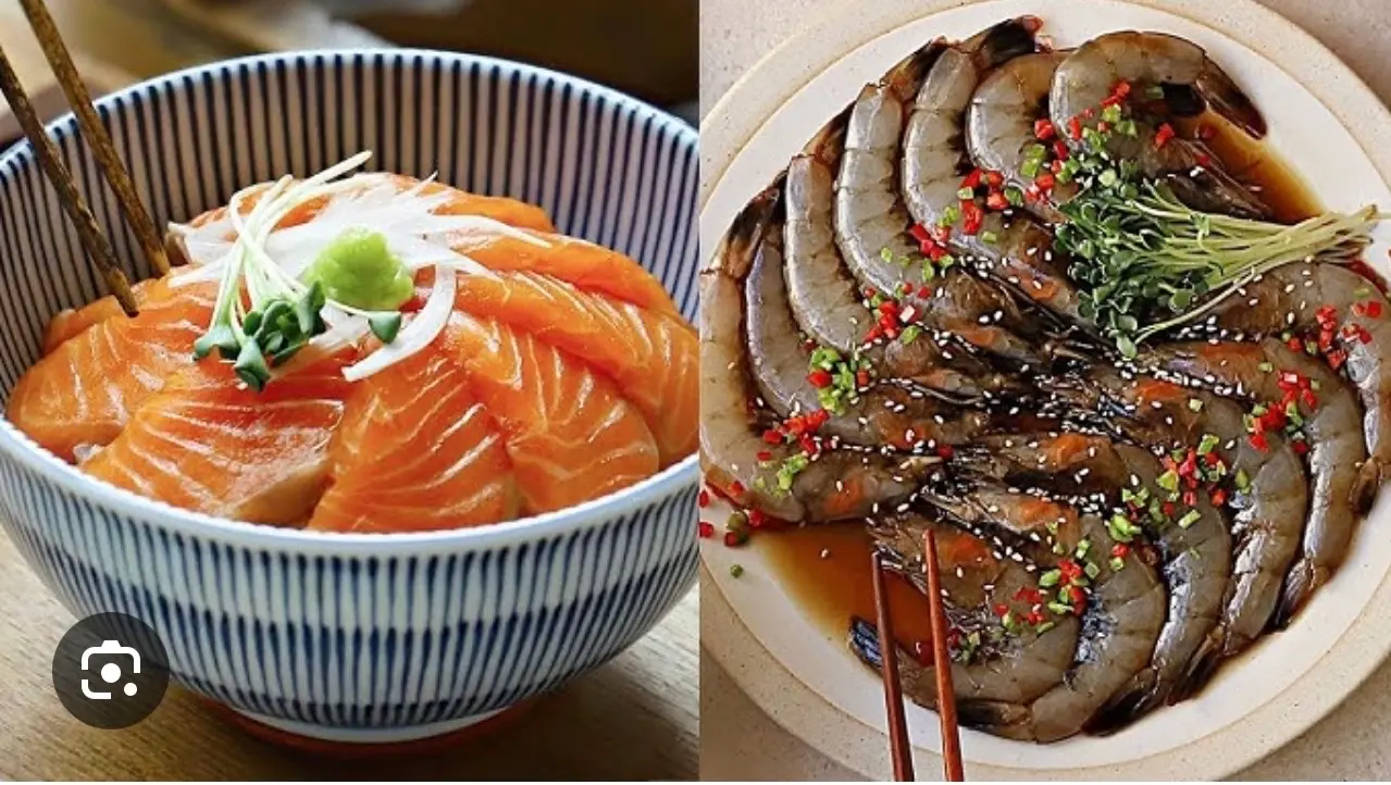 Hình ảnh Tôm Ngâm Tương 200 Gr tặng 1 hộp gừng Hồng, 1 wasabi 