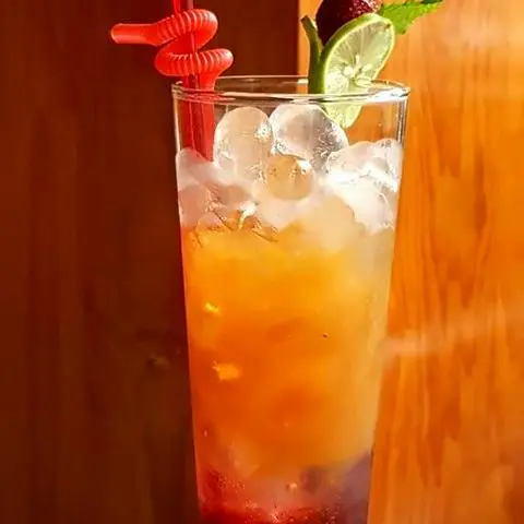 Hình ảnh Blue Curacao Tea Shake (Vỏ cam - chanh)