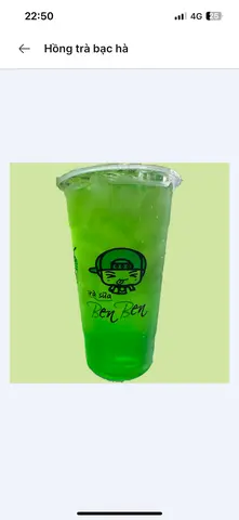 Hình ảnh hồng trà bạc hà