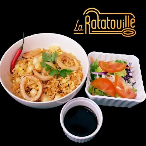 Hình ảnh Cơm Chiên Sò Điệp Sốt Sate Mã Lai