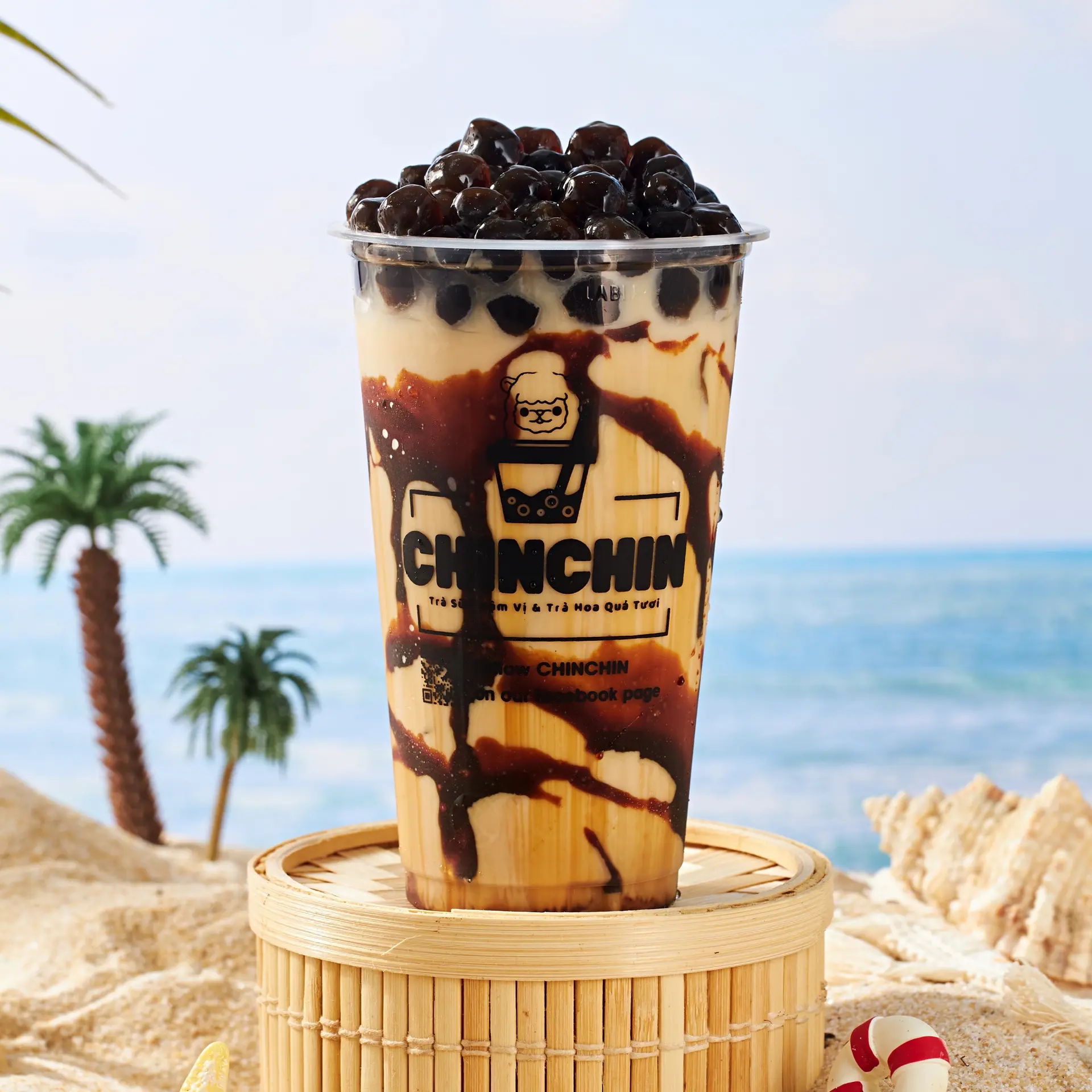 Hình ảnh Trà Sữa Trân Châu Đường Đen Chinchin