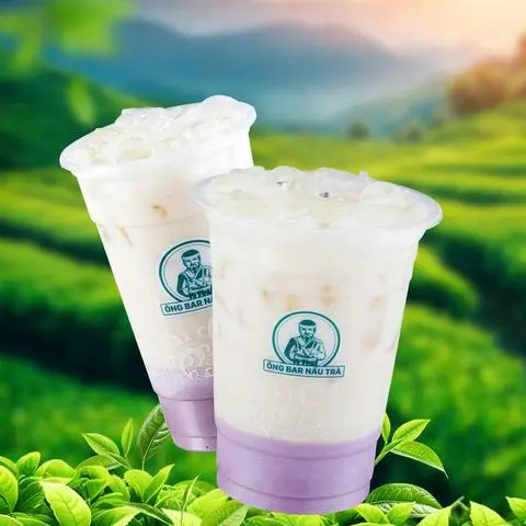 Hình ảnh Latte khoai môn nghiền