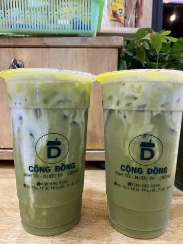Hình ảnh Rau Má Đậu Xanh Sữa Dừa ly 700ml