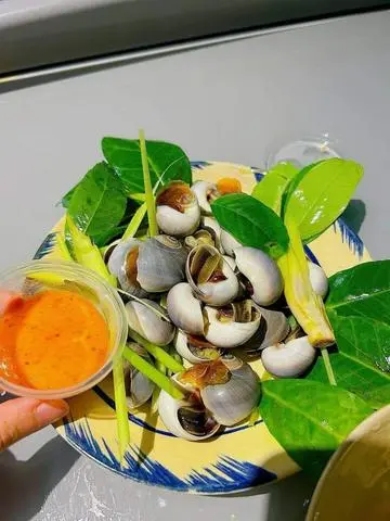 Hình ảnh ốc mỡ hấp Thái