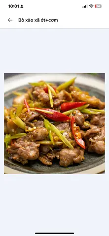 Hình ảnh Bo xào xã ớt +cơm