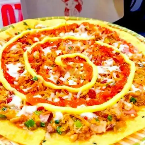 Hình ảnh Bánh tráng nướng chà bông