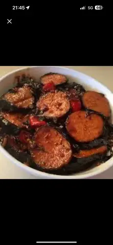 Hình ảnh Rong biển cuộn chay kho tiêu