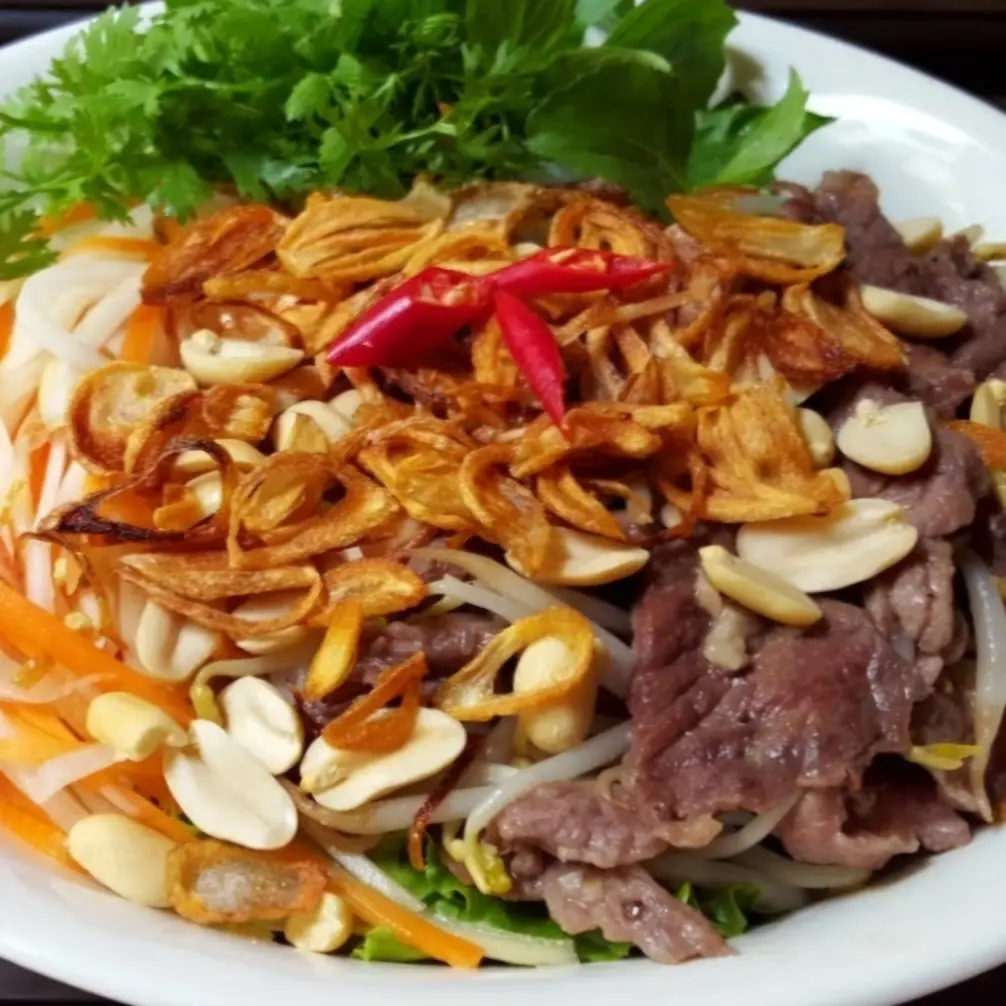 Hình ảnh Bún xào thịt bò