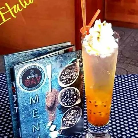 Hình ảnh Blue Curacao Italian Soda (Vỏ Cam Chanh)