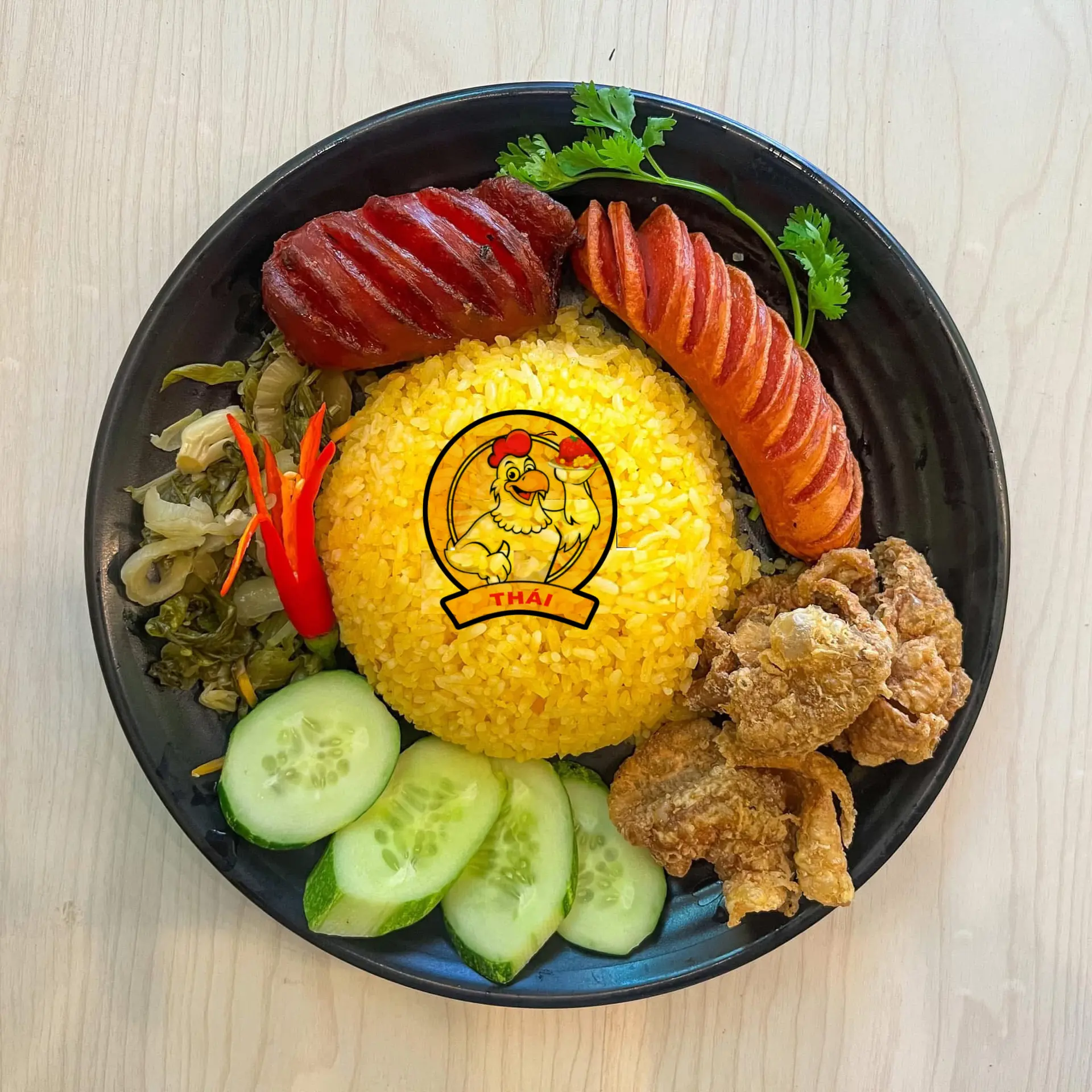 Hình ảnh Cơm Gà Xối Mỡ COMBO1