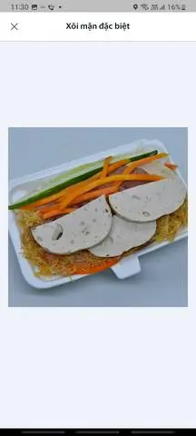Hình ảnh xôi mặn đặc biệt