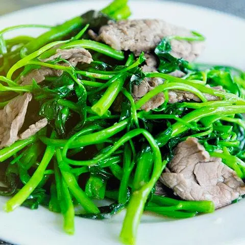 Hình ảnh Rau muống xào bò