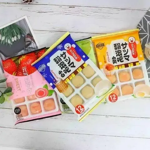 Hình ảnh Bánh Mochi Kem -Trà Xanh- Gói 180g