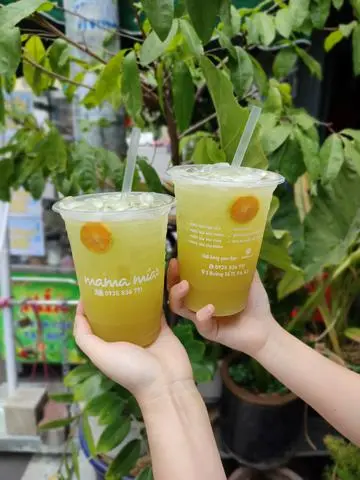 Hình ảnh Nước Mía Mix Tắc - Ly 800ML Khổng Lồ 