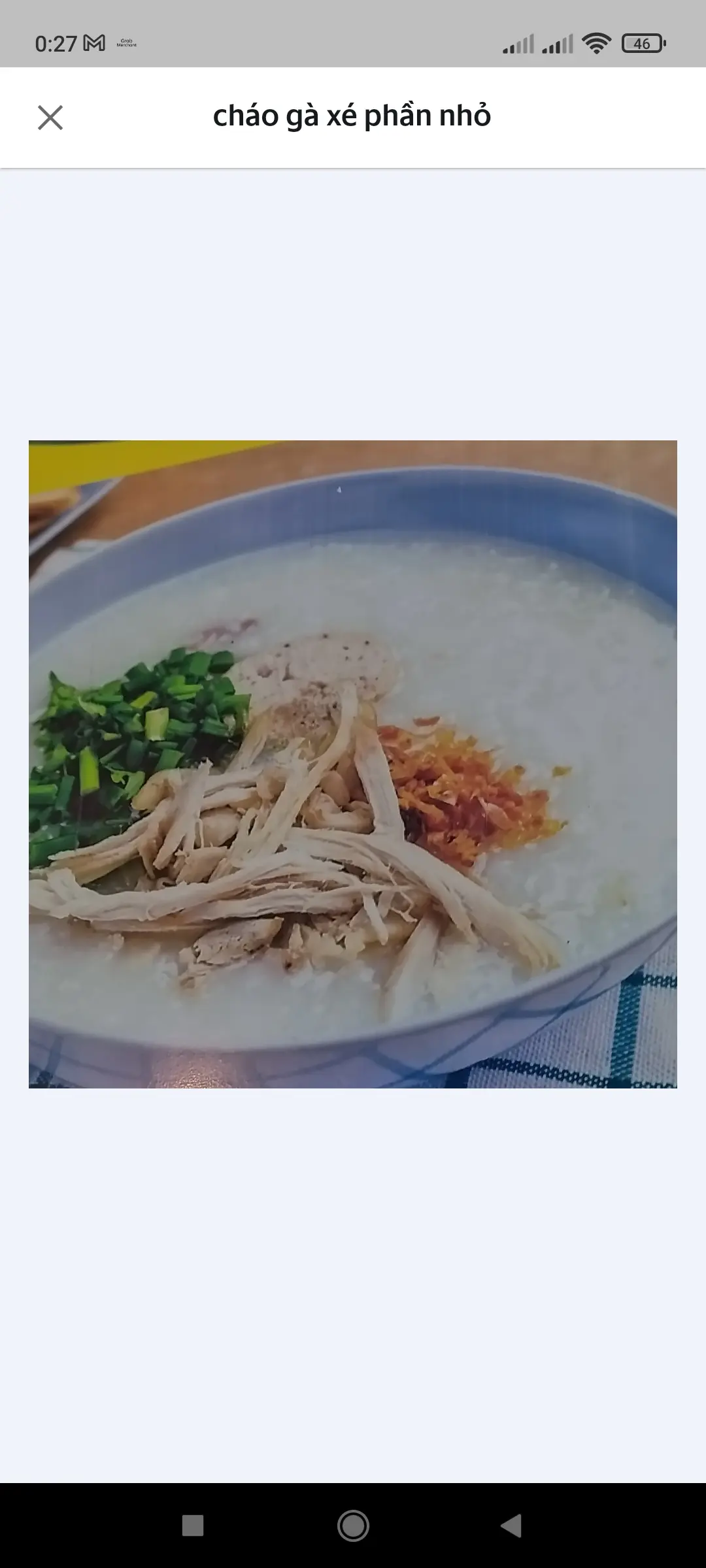 Hình ảnh Cháo gà xé phần nhỏ
