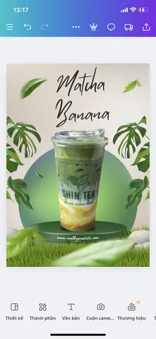 Hình ảnh Matcha Latte Chuối