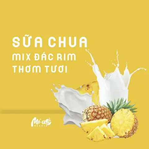 Hình ảnh Sữa chua mix hạt đác rim thơm tươi 