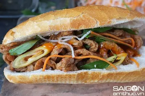 Hình ảnh bánh mì chả cá