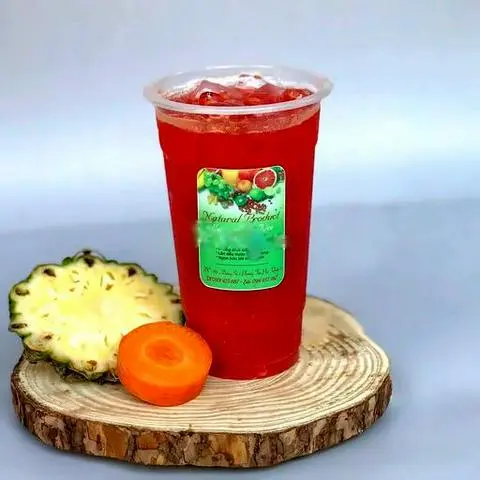 Hình ảnh Nước Ép Củ Dền - Thơm - Cà Rốt ( Ly 700ml)