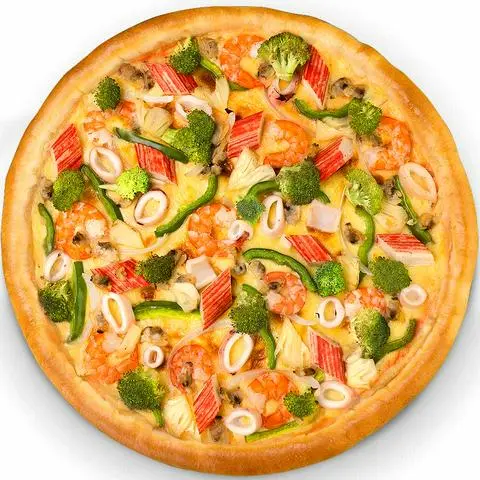 Hình ảnh P3R1 - pizza hải sản đế truyền thống