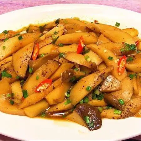 Hình ảnh Nấm Đùi Gà Kho (gừng hoặc sả)