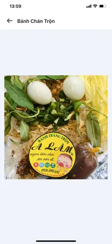 Hình ảnh Bánh Tráng Trộn Cút Luộc 