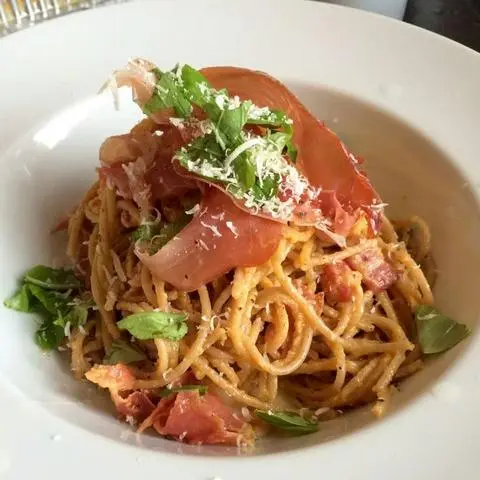 Hình ảnh Creamy Pasta With Parma Ham