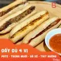 Hình ảnh Bánh Mì Que Thịt Xiên Nướng Không Cay