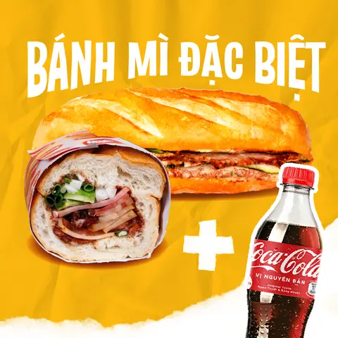 Hình ảnh Bánh Mì Đặc Biệt ( Tặng 1 Coca )