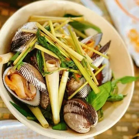 Hình ảnh sò lông hấp sả 