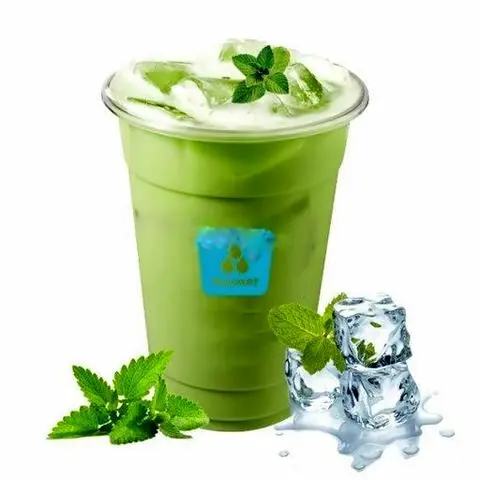 Hình ảnh Trà sữa bạc hà (thạch trái cây - ngọc trai)