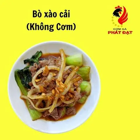 Hình ảnh Bò Xào Cải Thìa - Không Cơm
