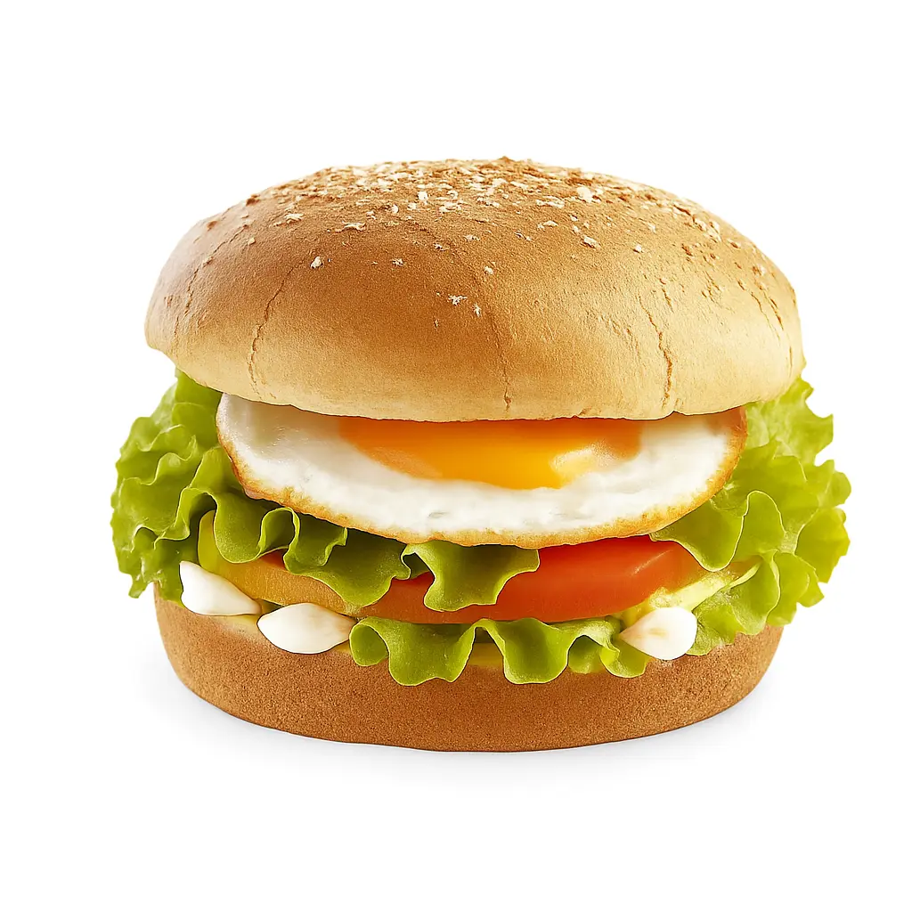 Hình ảnh Hamburger Trứng