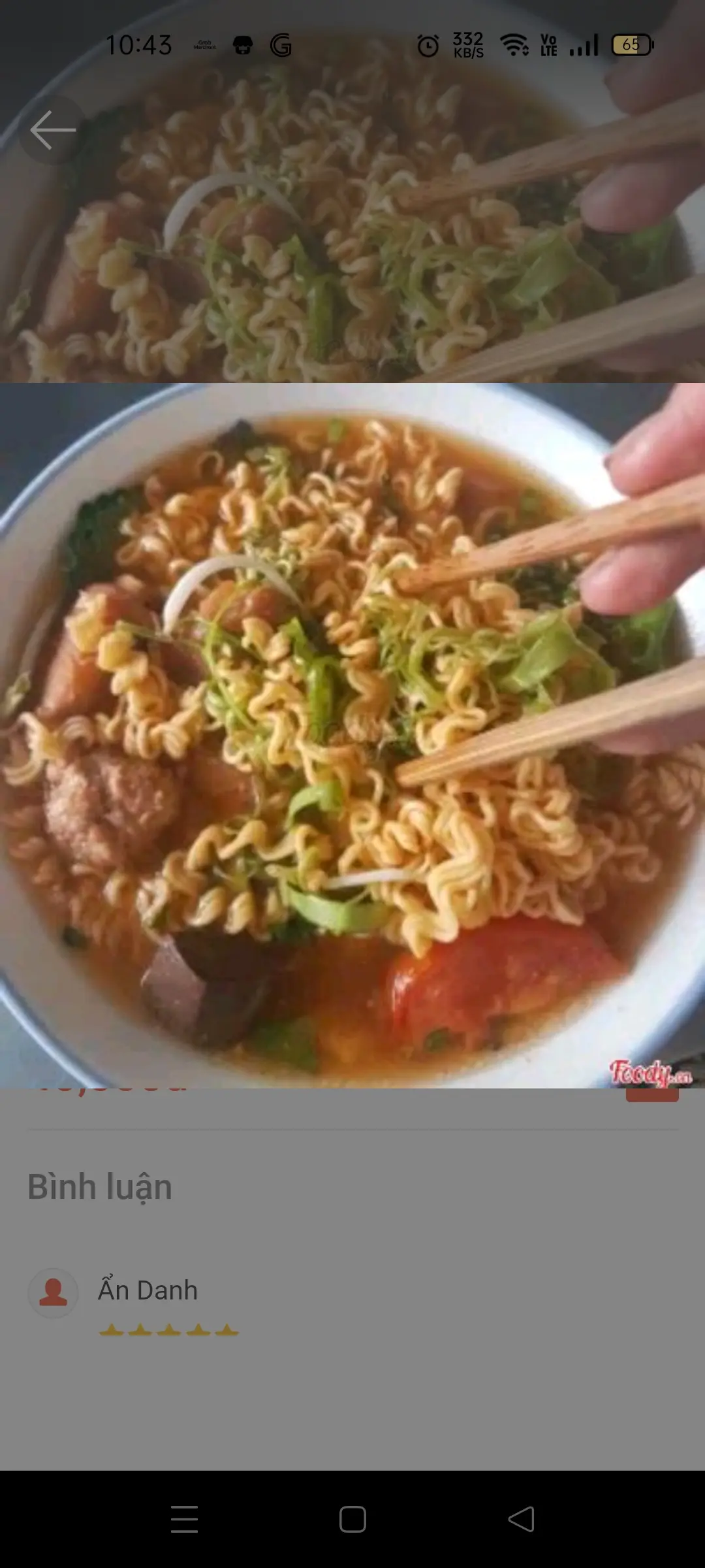 Hình ảnh Mỳ Riêu Thập Cẩm Giò Cua Chả Ốc (không tô muỗng đũa)